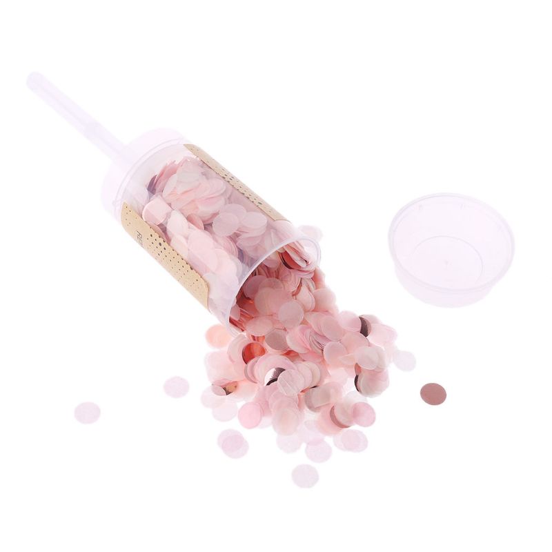 Aoto Hộp Đựng Hoa Giấy Dạng Đẩy Tròn Đính Kim Sa Cho Tiệc Cưới Sinh Nhật Kỷ Niệm