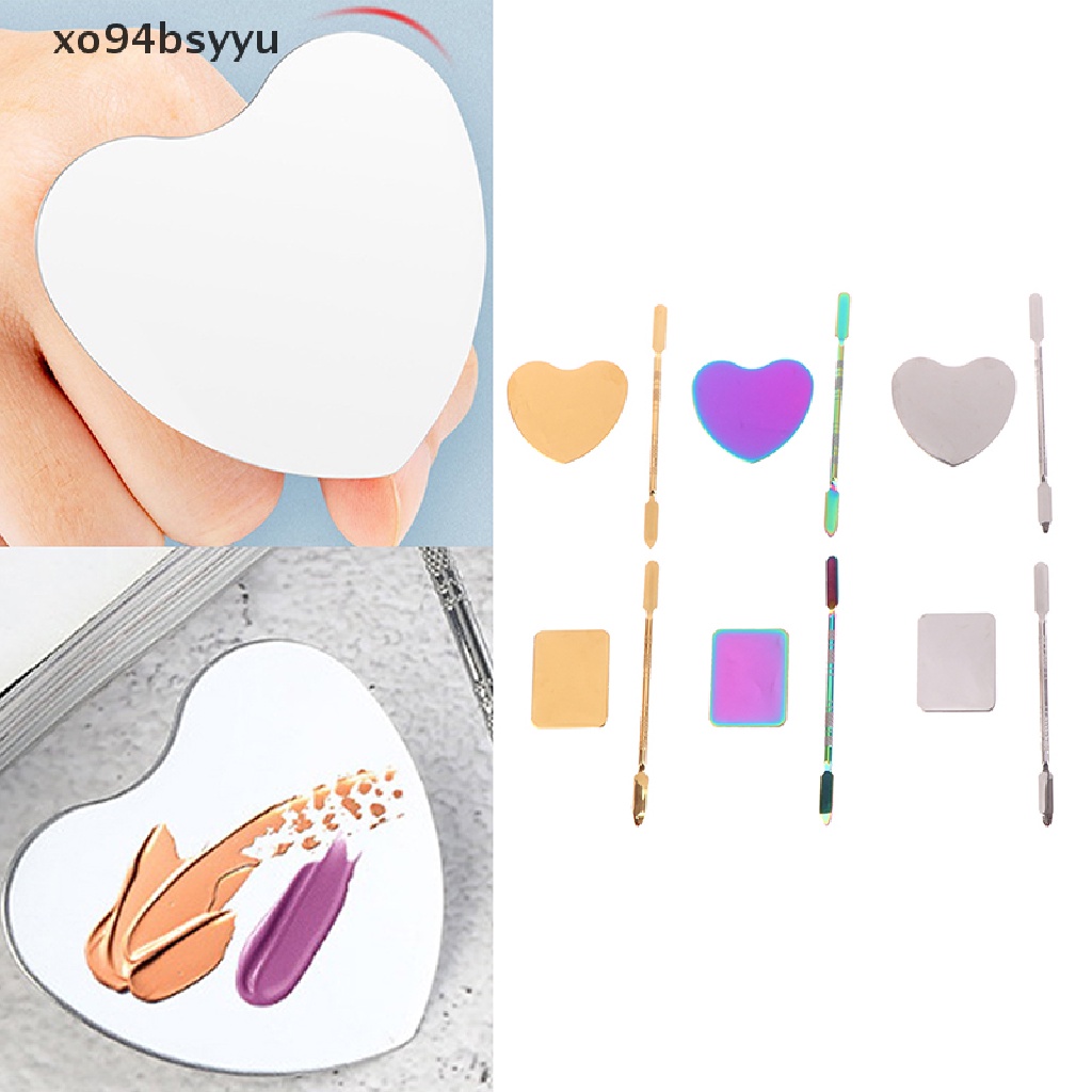 Bảng Màu Trang Trí Móng Tay Nghệ Thuật Bằng Thép Không Gỉ Xo94Bsyu Dành Cho Nữ