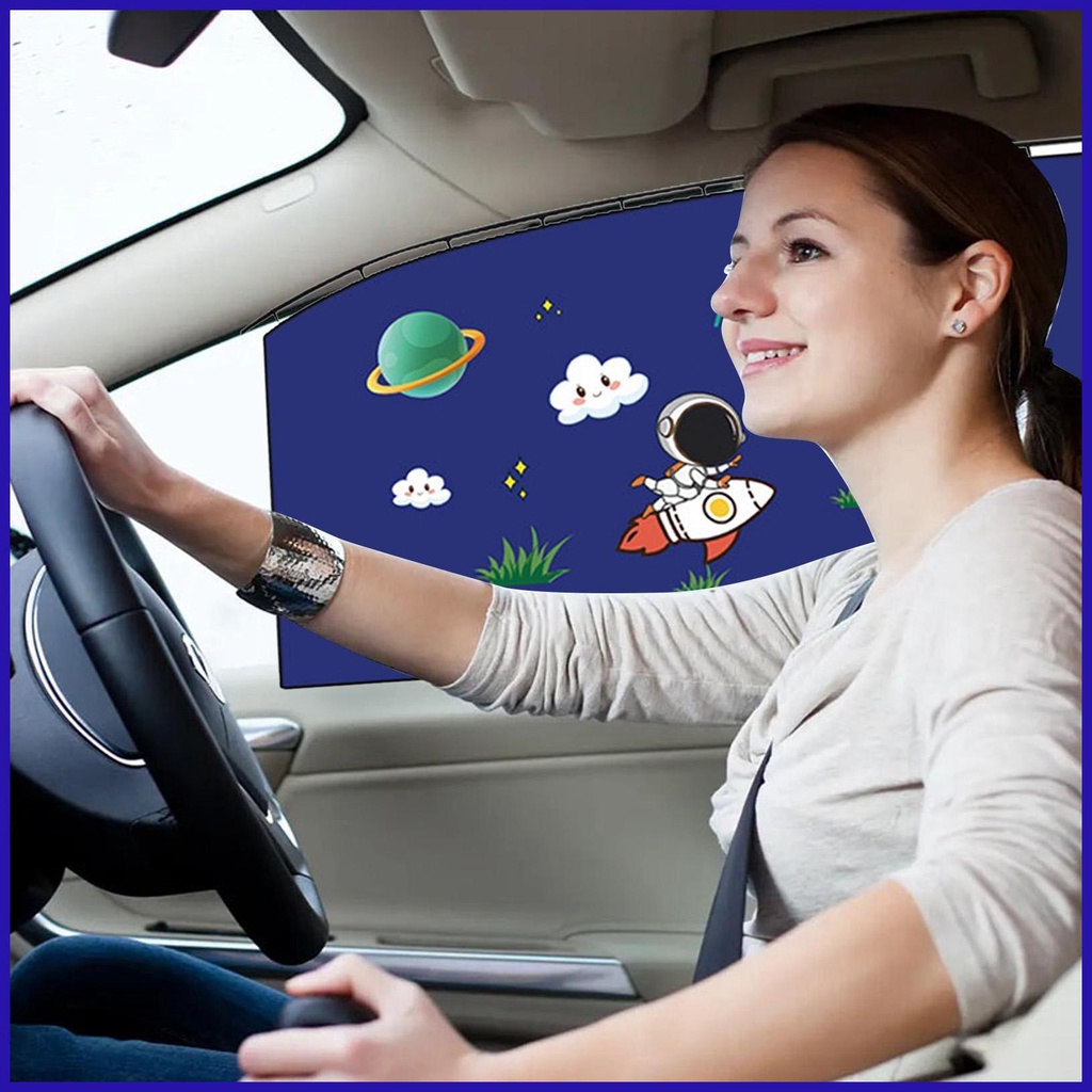 Tấm Che Nắng Cửa Sổ Xe Hơi Chống Tia UV Bảo Vệ Riêng Tư Cho Bé