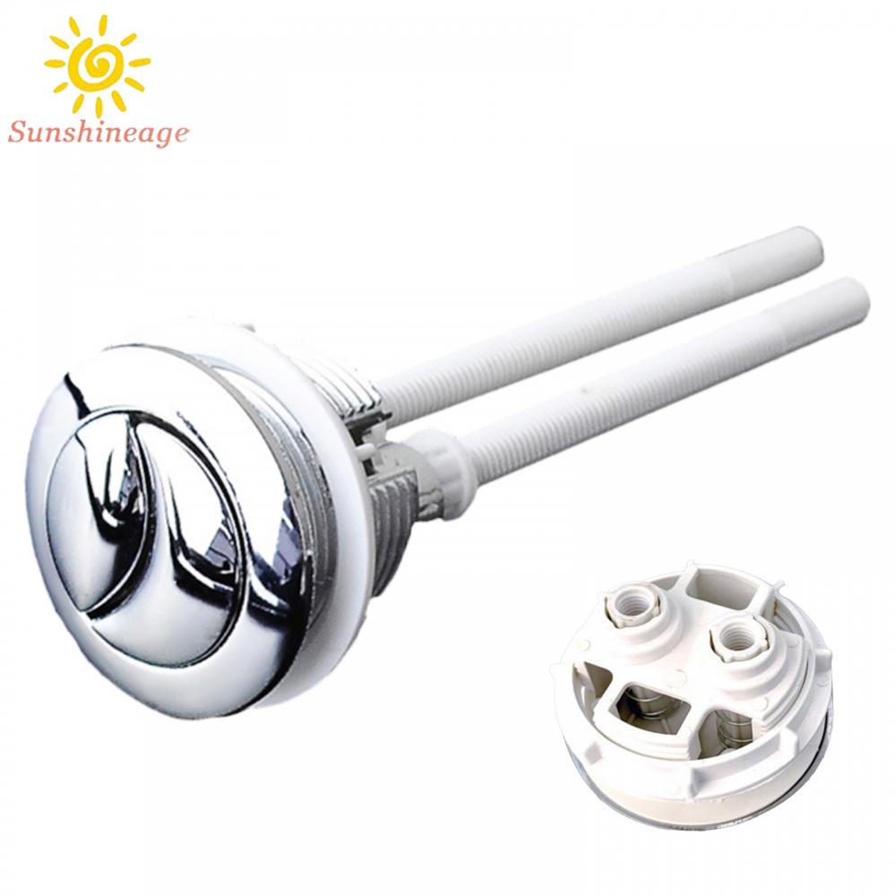 Nút Xả Bồn Cầu Đầu Tròn Mạ Điện Sành Điệu
