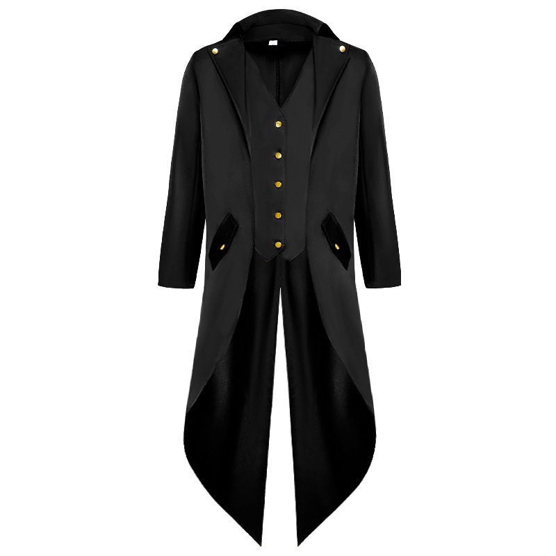 Áo Khoác Tuxedo Âu Mỹ Phong Cách Retro Mới Cho Nam