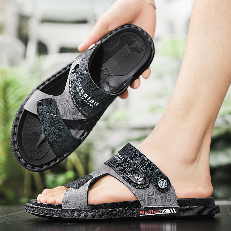 Giày Sandal Hai Cách Mang Thời Trang Mùa Hè Cho Nam