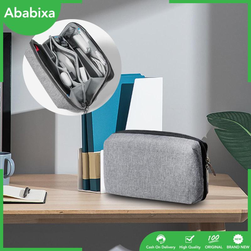 Túi Đựng Phụ Kiện Điện Tử [Ababixa] Đa Năng Có Tay Cầm Tiện Dụng