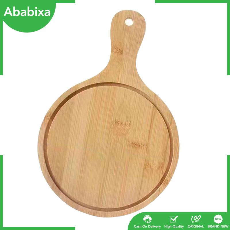 Thớt Cắt Bánh Pizza / Pizza Bằng Gỗ Tre Có Tay Cầm Tiện Lợi