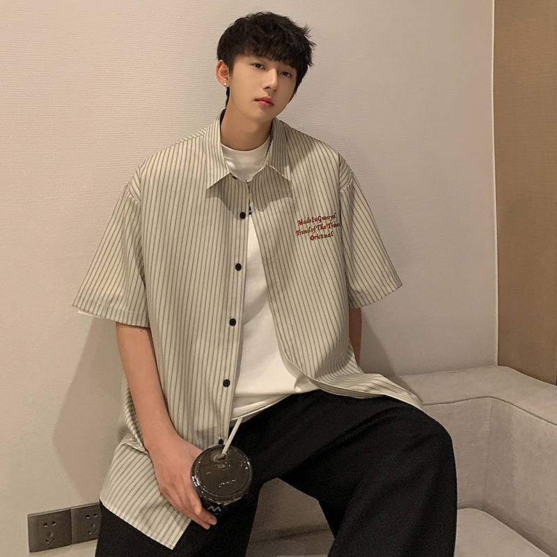 Áo Sơ Mi Mùa Hè Kiểu Dáng Mới Hợp Thời Trang Cho Nam