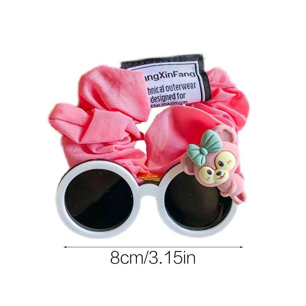Dây Cột Tóc Đuôi Ngựa Bằng Nhựa Resin Co Giãn Đáng Yêu Thời Trang Cho Bé Gái