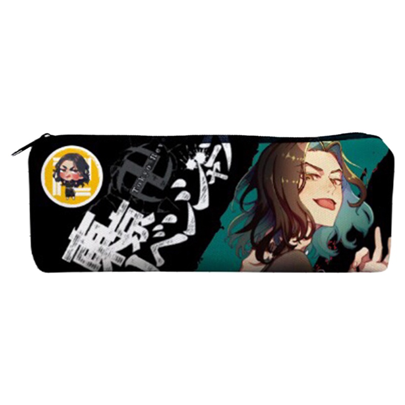 Túi Đựng Bút In Hình Anime Tokyo Revengers 3 Phối Khóa Kéo Tiện Dụng Cho Học Sinh / Văn Phòng