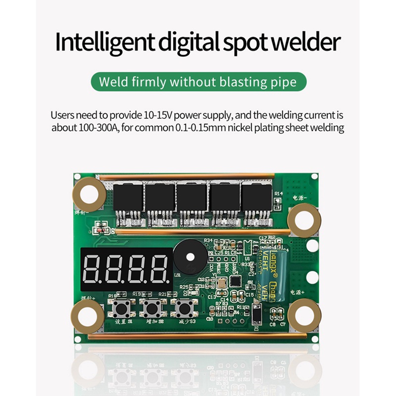 Bút Hàn Điện Tử Thông Minh 100 Gear 10-15V 2600A 0.15mm 18650 Lithium + Pin 35cm