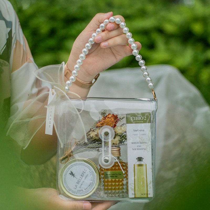 Túi Xách Trong Suốt Chống Thấm Nước Đa Năng Dùng Làm Quà Tặng