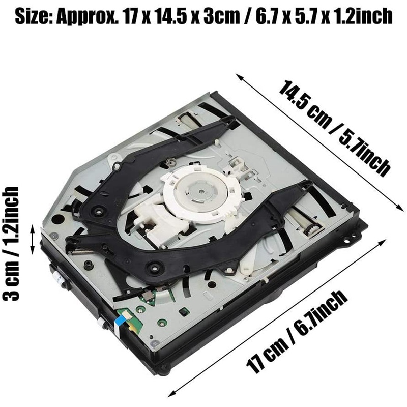 Ổ Đĩa CD DVD Quang Học Thay Thế Cho Máy Chơi Game PS4 1200 KEM-490 Game Console 1206