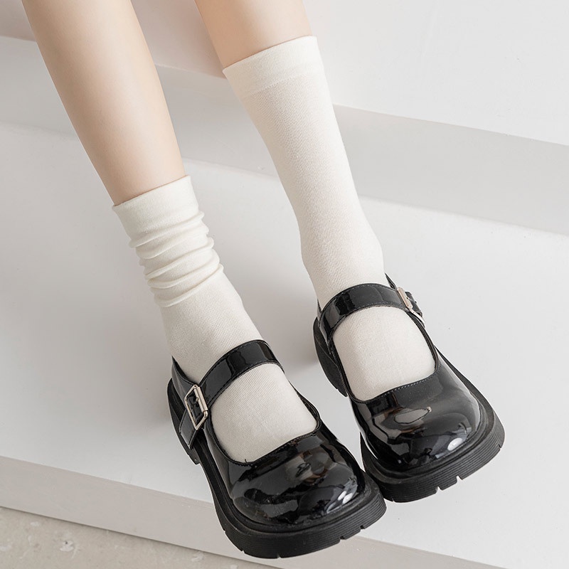 Vớ Dài Màu Trơn Đa Năng Thời Trang Cho Nữ