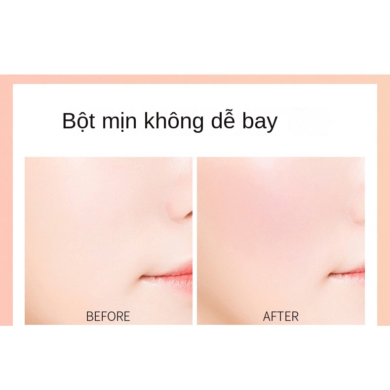 Má hồng gradient không thấm nước và chống mồ hôi bột mịn màng dễ dàng màu trà bẩn bẩn dần dần má hồngTTA484