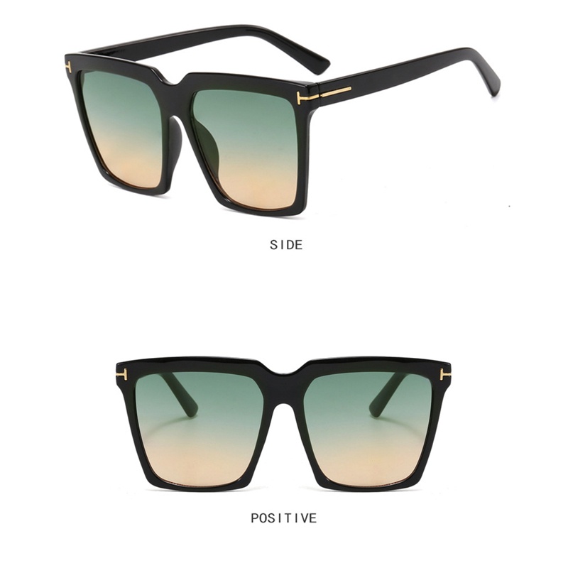 Kính Mát Gọng Vuông Lớn Chống Tia UV400 Phong Cách Cổ Điển Sang Trọng Thời Trang Cho Nam Và Nữ