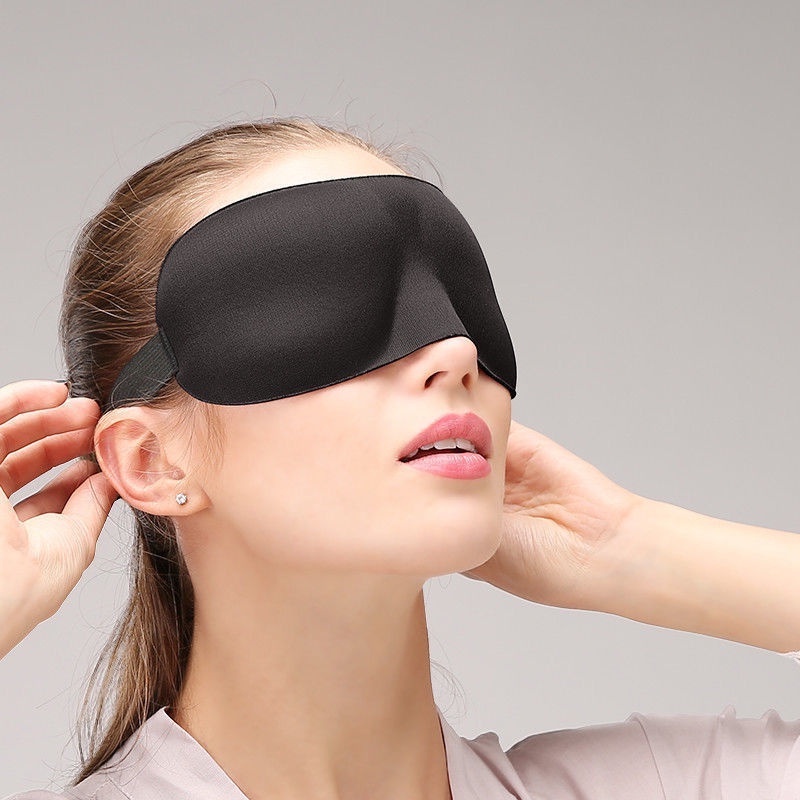 Mặt Nạ Che Mắt Ngủ Tự Nhiên 3D Mềm Mại Nhỏ Gọn Cho Nam Nữ