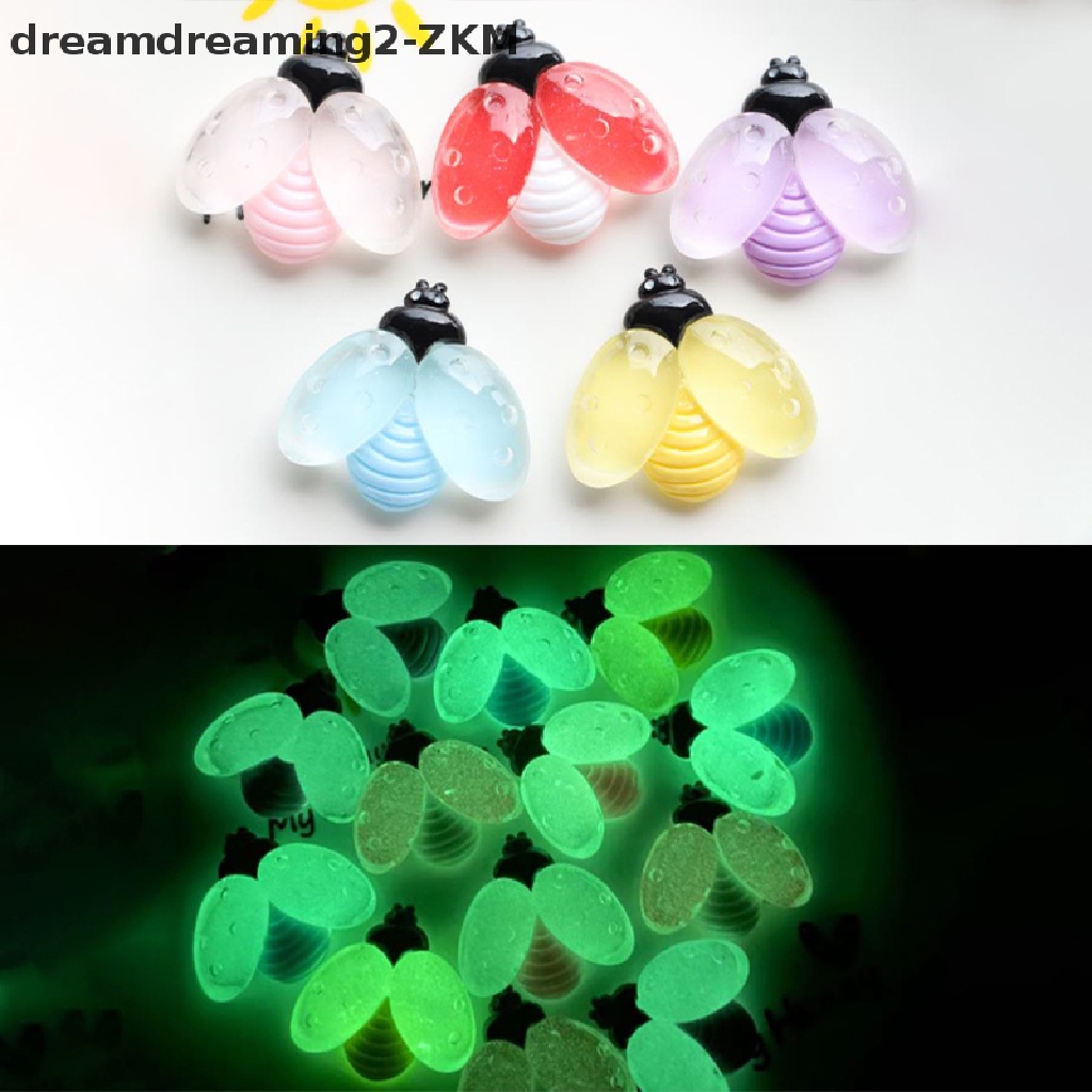 Set 3 Chú Ong Nhựa Dạ Quang Mini Dễ Thương Trang Trí Điện Thoại DIY