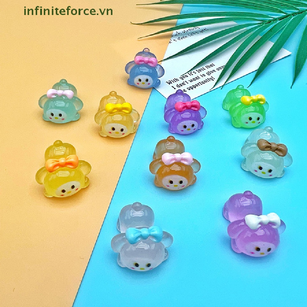 Set 2 Mô Hình Giai Điệu Mini Bằng Nhựa Phát Quang DIY Màu Sắc Ngẫu Nhiên