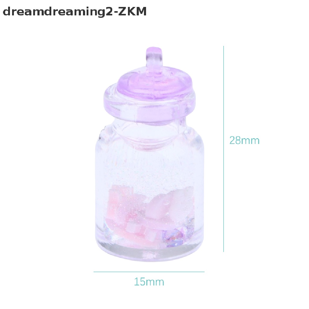Set 10 Mặt Dây Chuyền Resin DIY Hình Lọ Phát Sáng Hoạt Hình Đáng Yêu