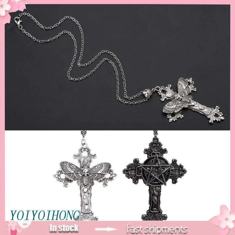 Vòng cổ Mạ Bạc Mặt Hình Đầu Lâu Cá Tính Cho Nữ