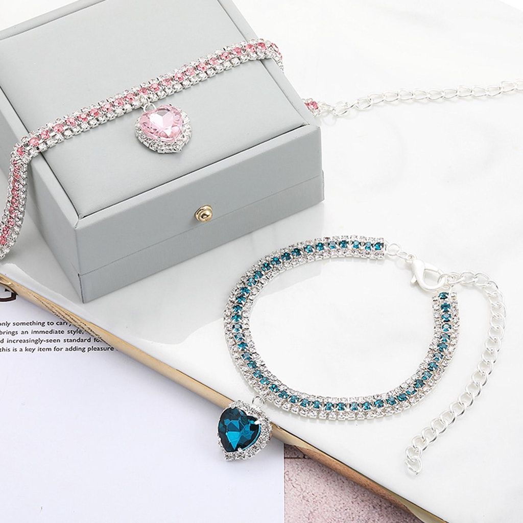 Vòng Cổ ĐíNh Đá MàU SắC Cho Thú Cưng J0S5