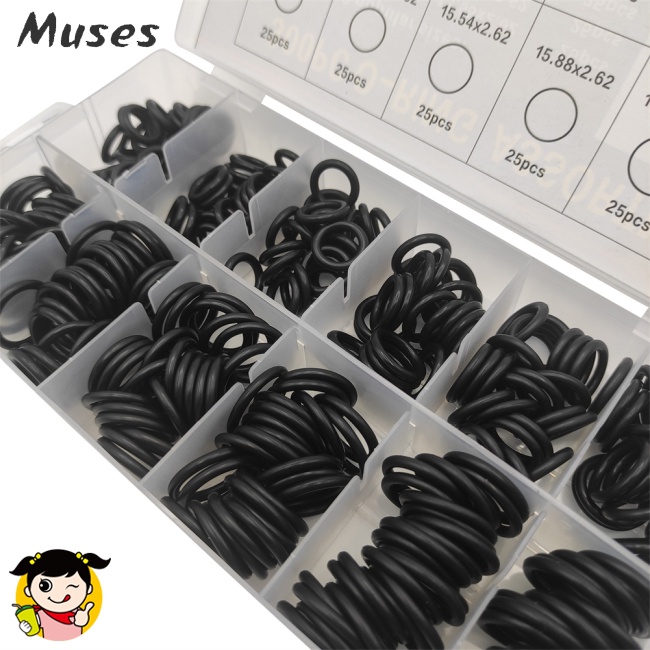 Bộ 300 Vòng Đệm Cao Su O-ring 12 Kích Cỡ Cho Sửa Chữa Vòi Nước