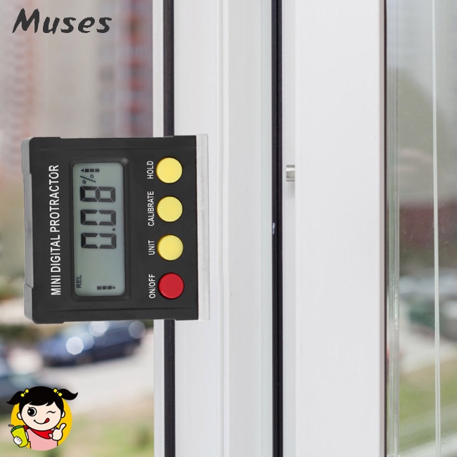 Thước Đo Độ Nghiêng Điện Tử Mini 4X90 Độ Có Nam Châm