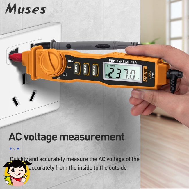 Bút Thử Điện Đa Năng Độ Chính Xác Cao Aneng A3002 Ac / Dc