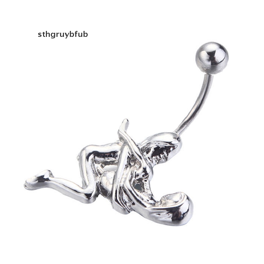 Khuyên Rốn Dạng Thanh Tạ Đính Đá Quyến Rũ Thời Trang