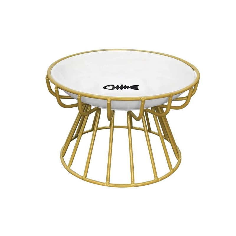 Bát Sứ Nhỏ Đựng Thức Ăn Khô Chống Nghẹn Cho Thú Cưng