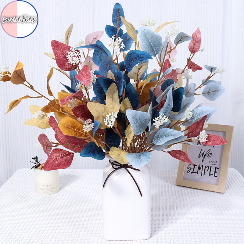 1 Chùm Lá Bạch Đàn Nhân Tạo Trang Trí Nội Thất