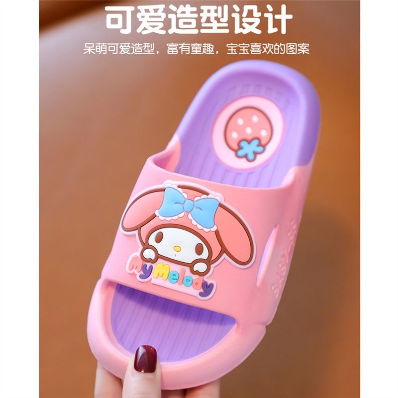 Dép Đi Trong Nhà Đế Mềm Chống Trượt Họa Tiết Hoạt Hình Thời Trang Mùa Hè 2023 Cho Bé