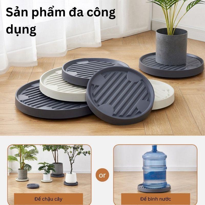 Đế Lót Chậu, Đế Khay Kê Chậu Đa Năng Có Bánh Xe