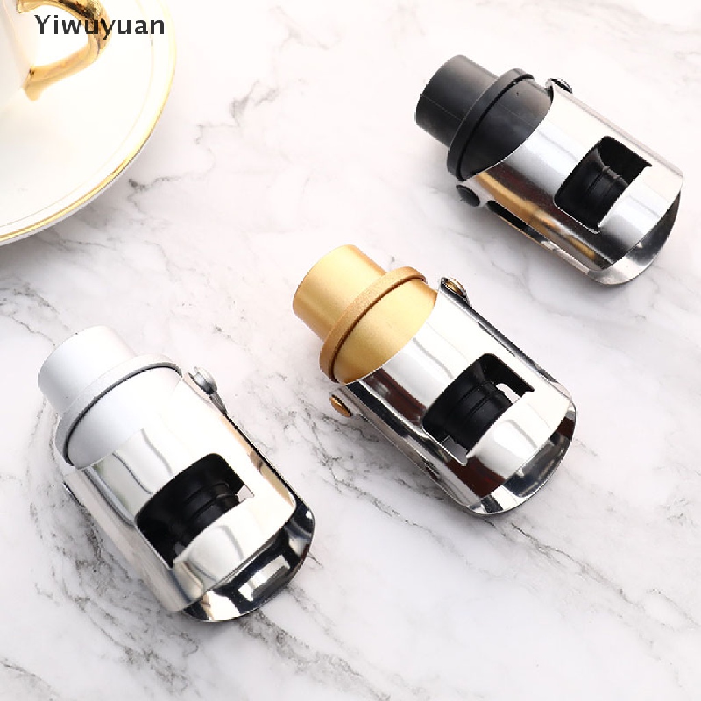&lt; Yiwuyuan &gt; Nút Chặn Chai Rượu Sâm Panh Bằng Thép Không Gỉ Lấp Lánh