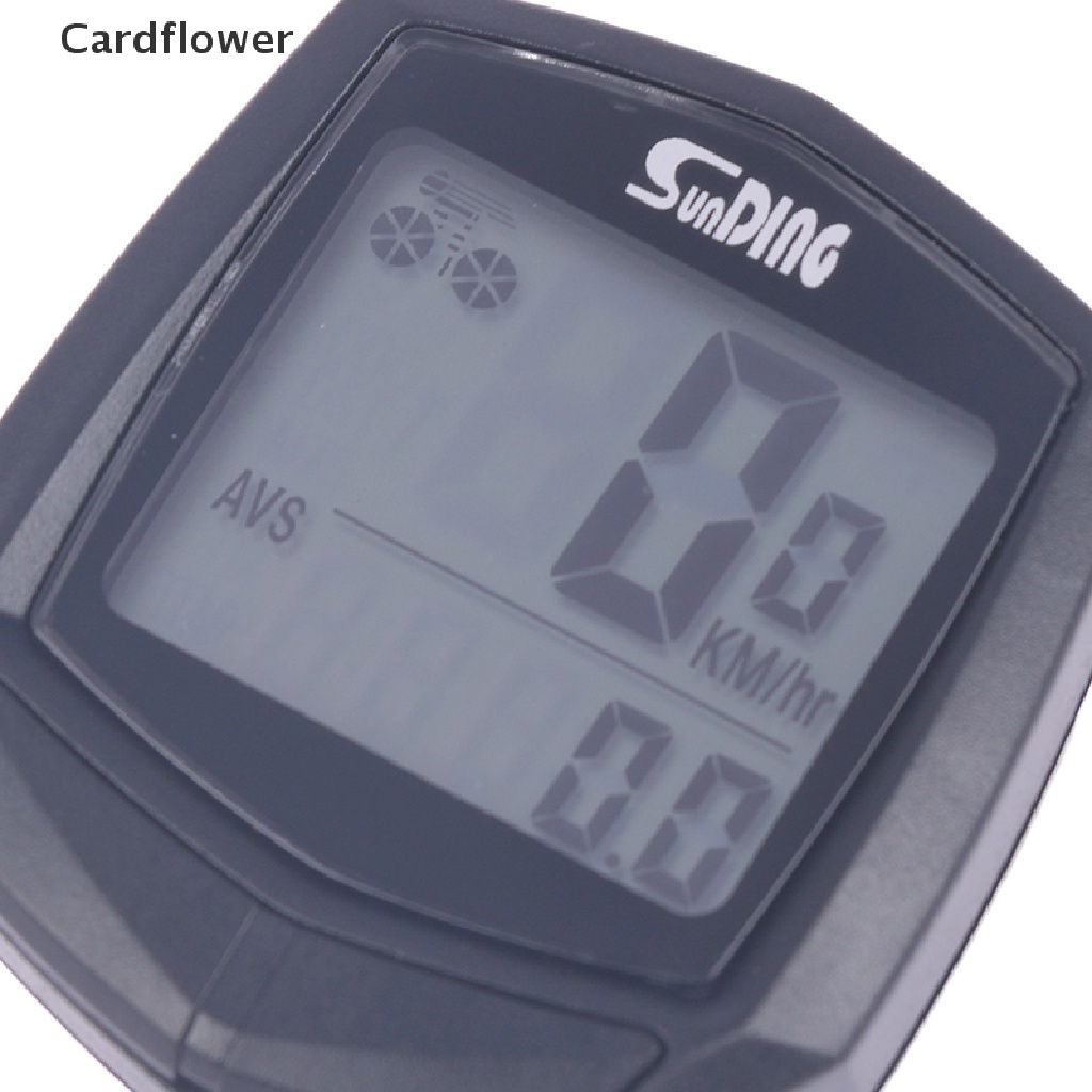 &lt; Cardflower &gt; Đồng Hồ Đo Tốc Độ Xe Đạp Chống Nước Với Màn Hình LCD Kỹ Thuật Số