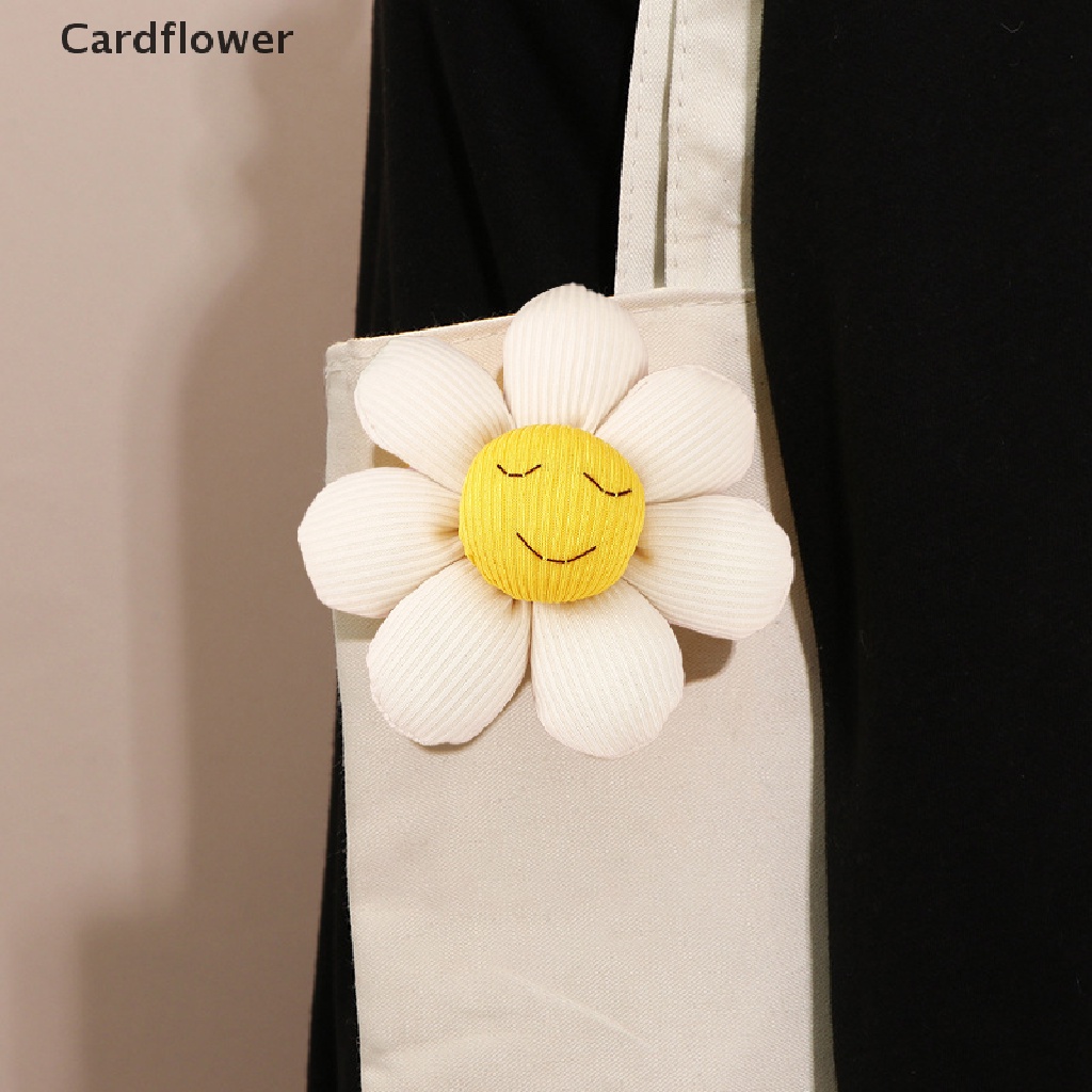 &lt; Cardflower &gt; Ghim Cài Áo Hình Hoa Hướng Dương / Mặt Cười / Mặt Cười / Cây Cối Thời Trang Cho Nữ