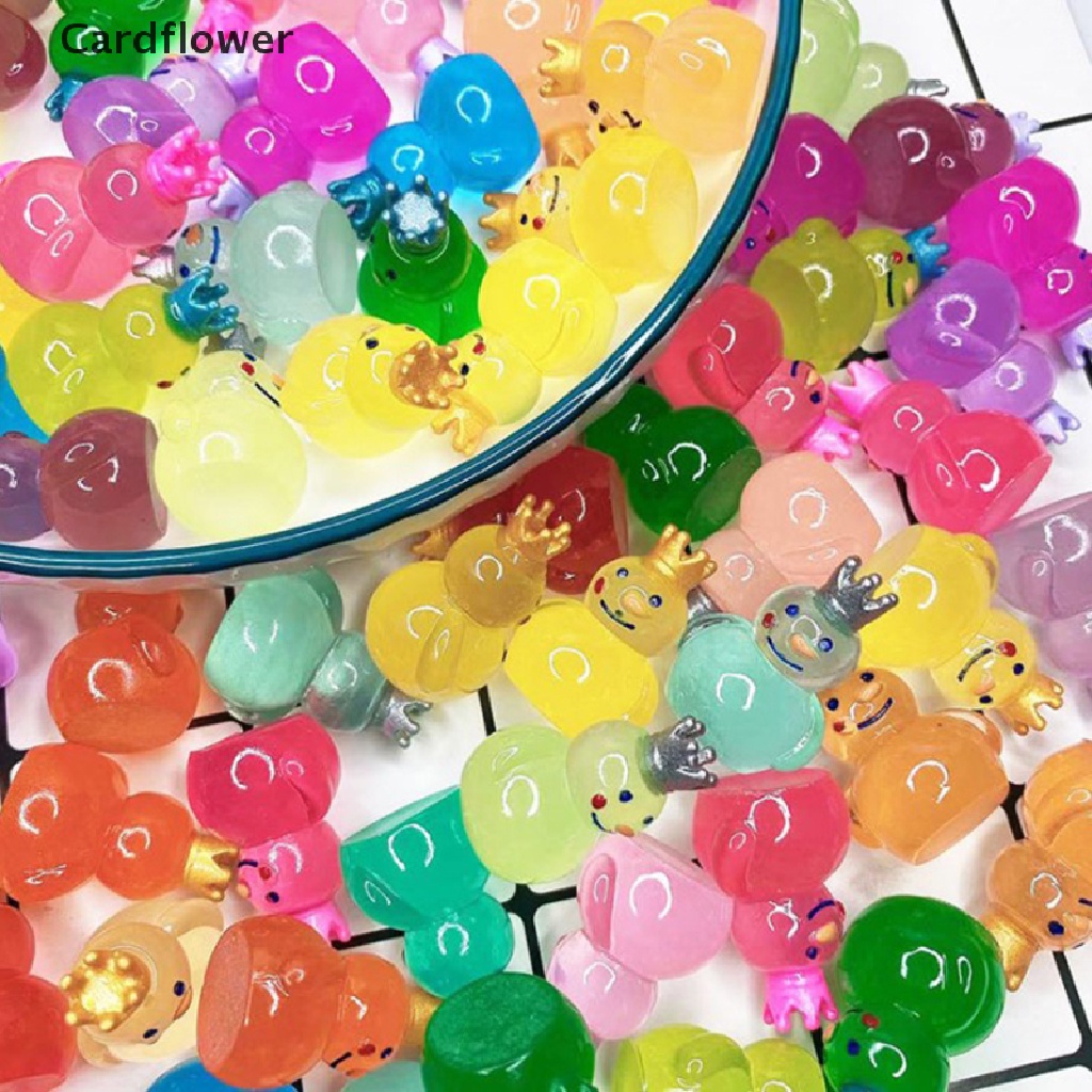 &lt; Cardflower &gt; Bộ 5 Tượng Nhỏ Phát Sáng Trong Bóng Tối Trang Trí Phong Cảnh Craf Đang Giảm Giá