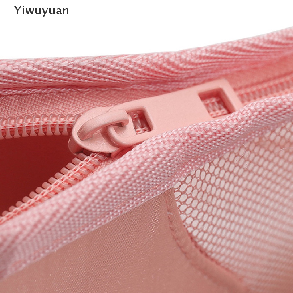 < Yiwuyuan > Túi Đựng Mỹ Phẩm / Cọ Trang Điểm Trong Suốt Có Dây Kéo Đi Du Lịch Giảm Giá