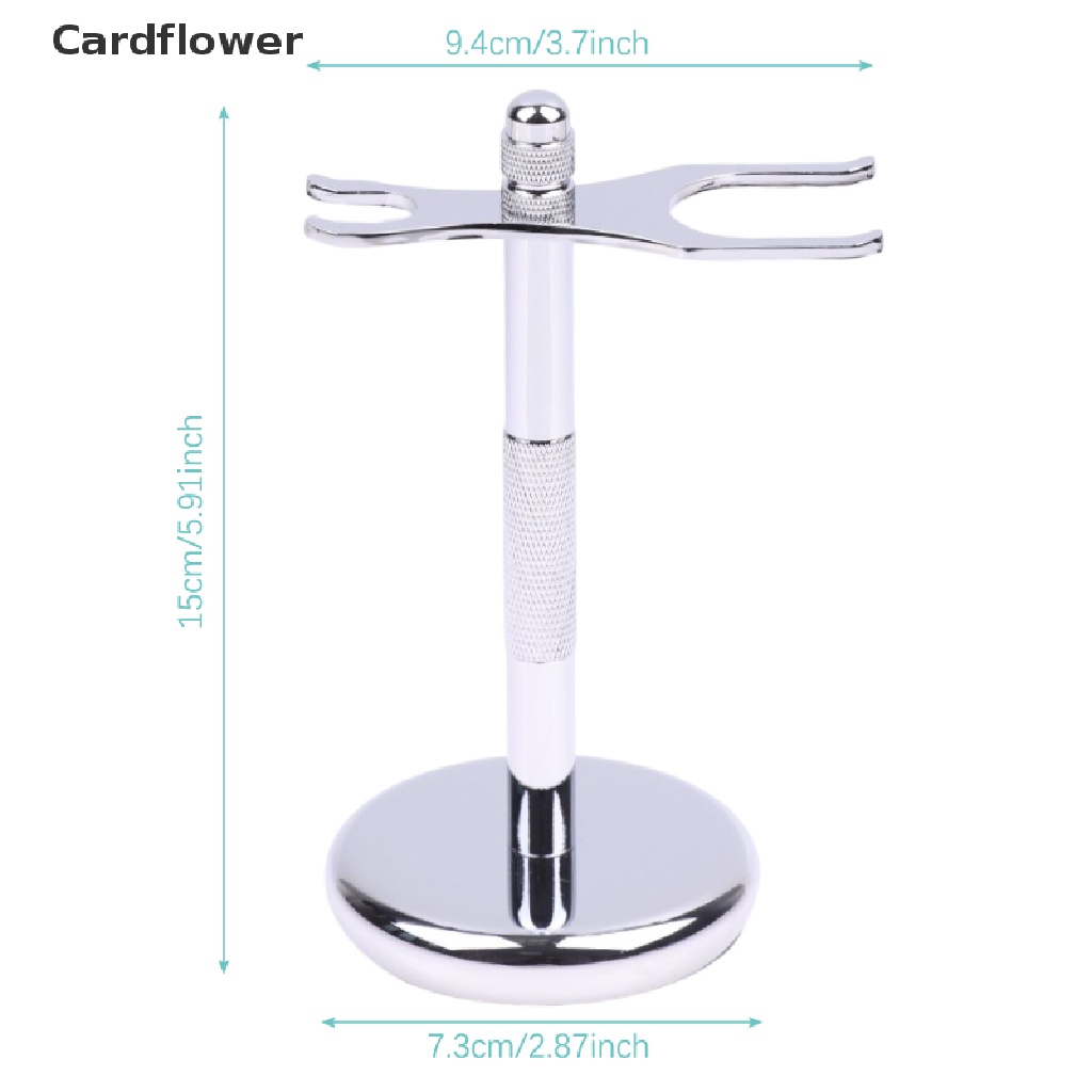 &lt; Cardflower &gt; Giá Đỡ Dao Cạo Râu Bằng Thép Hai Cạnh An Toàn Nghệ Thuật Cho Nam Đang Bán Chạy
