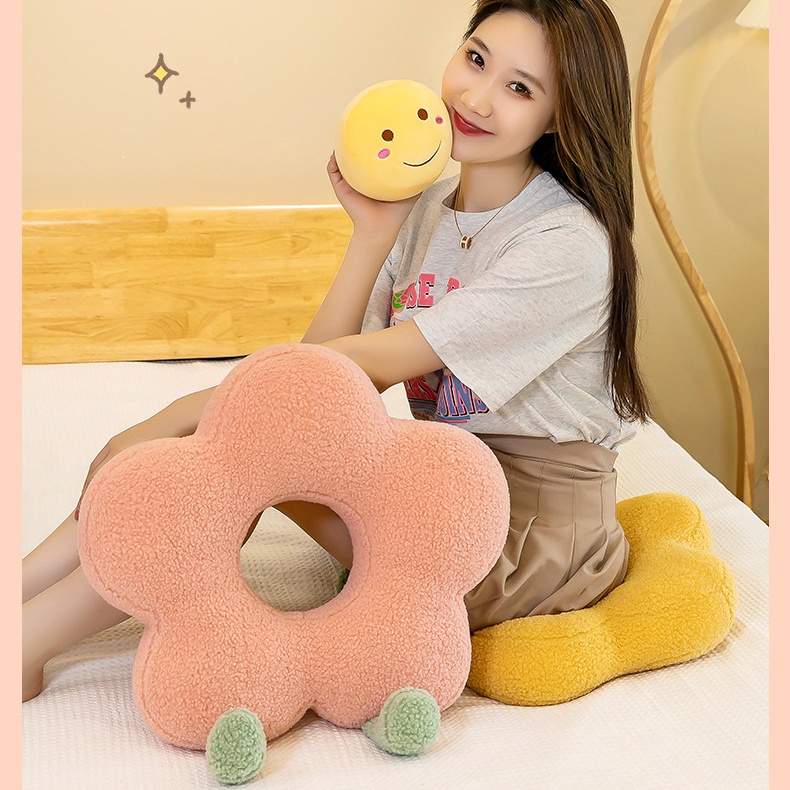 Gối Bông Hình Hoa Hướng Dương Sáng Tạo