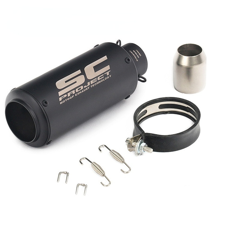 Ống Pô Xả Khí 51mm 60mm SC Chuyên Dụng Cho Xe Mô Tô
