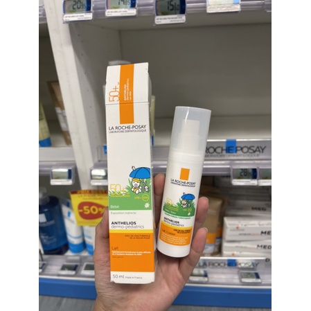 Kem chống nắng dạng sữa toàn thân cho trẻ em La Roche Posay Anthelios Dermo Pediatrics SPF 50+ UVB &amp; UVA