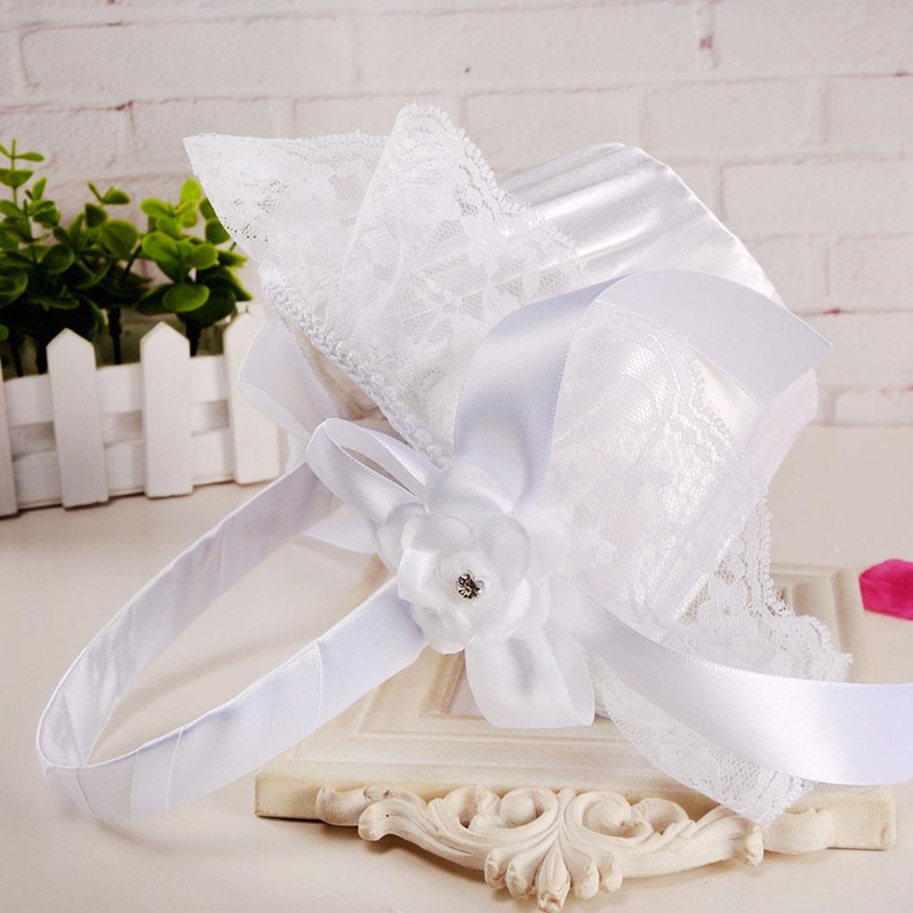 Set 1 / 2 / 3 Giỏ Hoa Đính Nơ Phối Ren Dùng Để Đựng Trái Cây / Trang Trí Tiệc Cưới