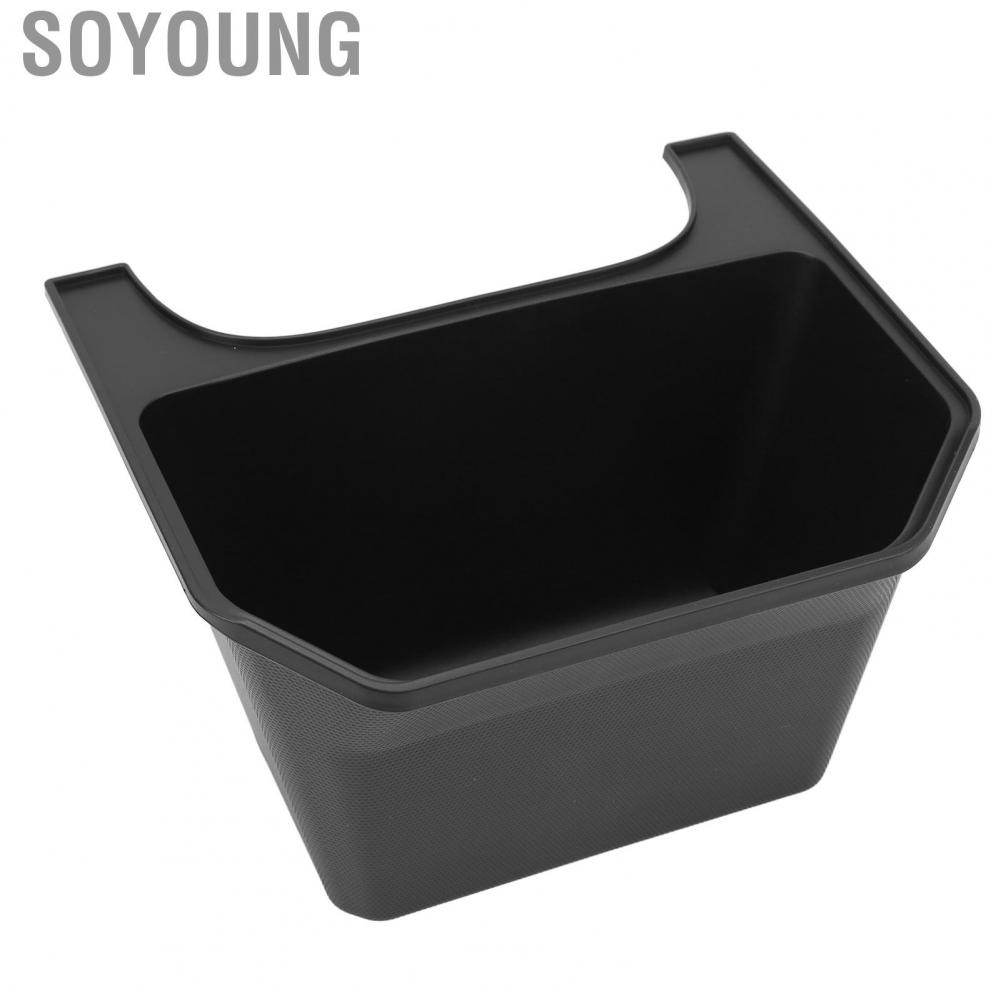 Soyoung Center Console Insert Organizer  Rounded Edges Car Rear Storage Box Ample Space Neat Comfortable Touch for Tesla Model Y