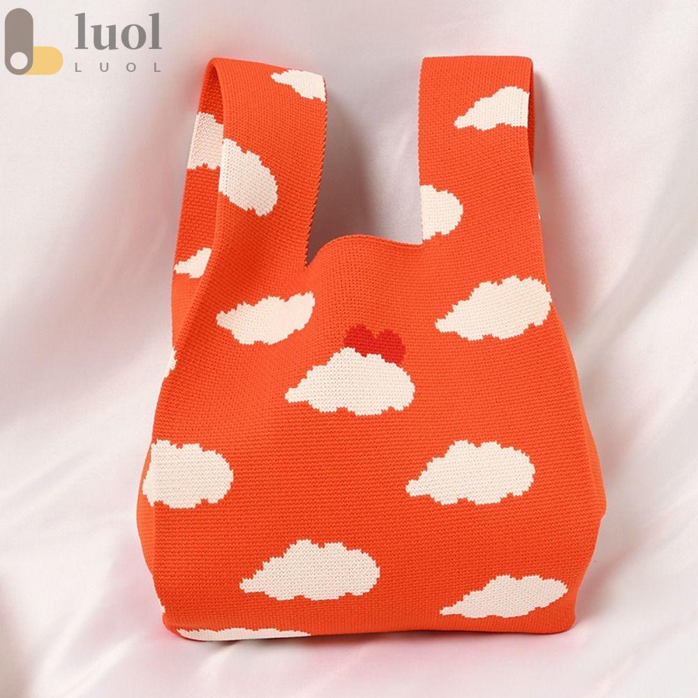 Túi Đeo Chéo Mini Đan Len Thời Trang Sành Điệu Cho Nữ