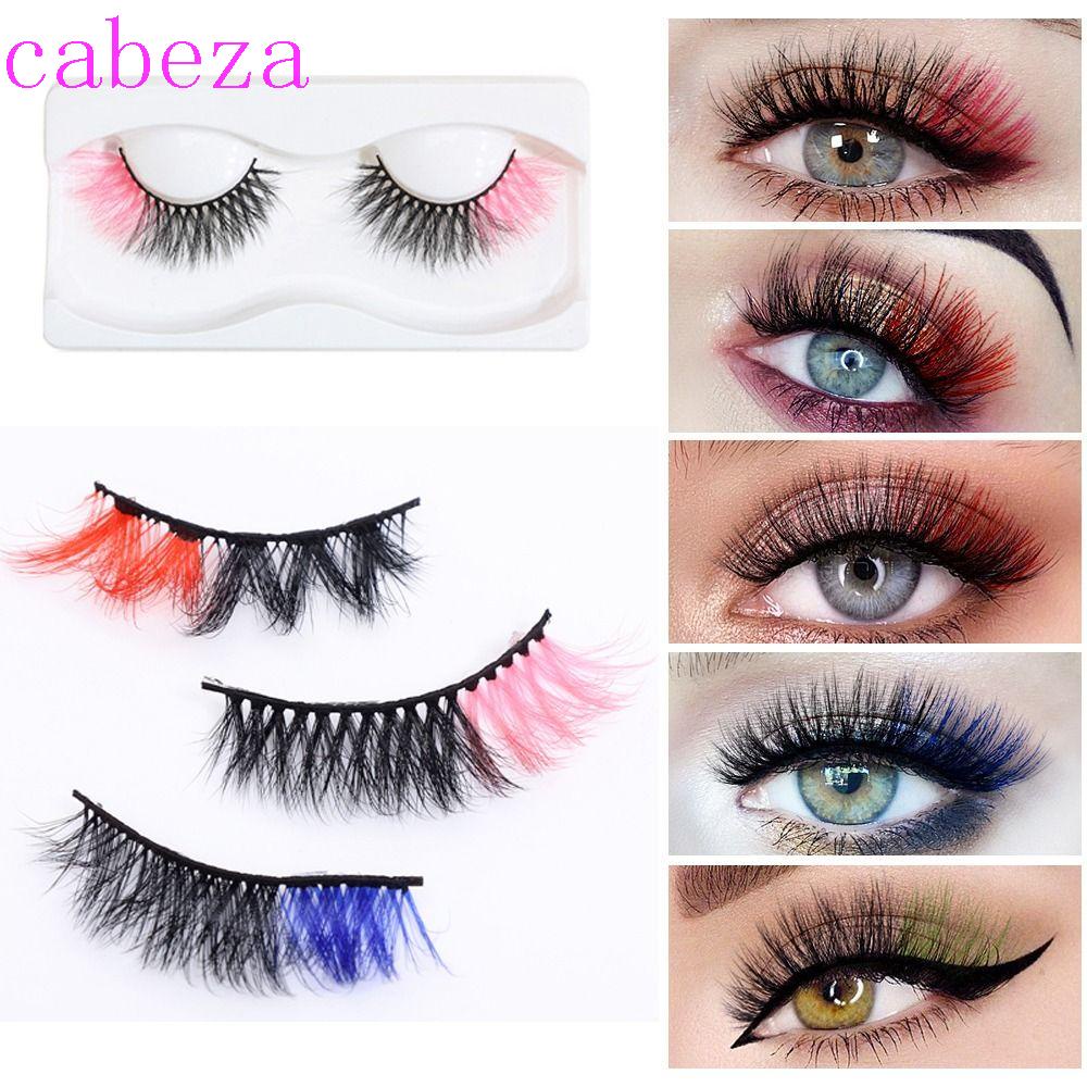 Cặp Lông Mi Giả 3D Mềm Mại Đầy Màu Sắc Tự Nhiên