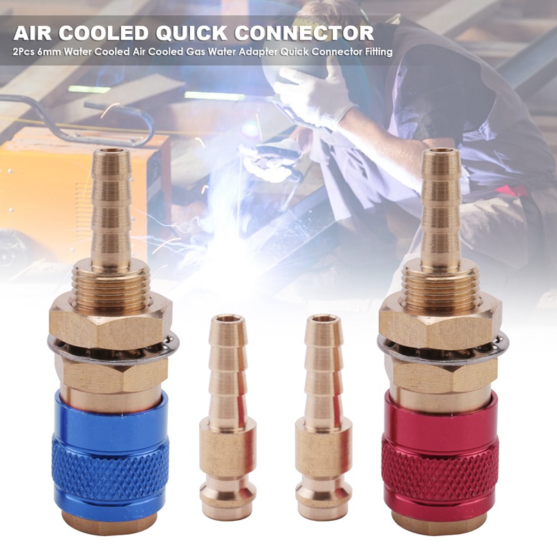 Set 2 Đầu Nối Ống Dẫn Khí Làm Mát Cho MIG TIG