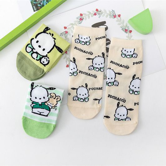 Vớ Cotton Cổ Thuyền In Hình Chó Pacha Dễ Thương Thời Trang Mùa Xuân Cho Nữ