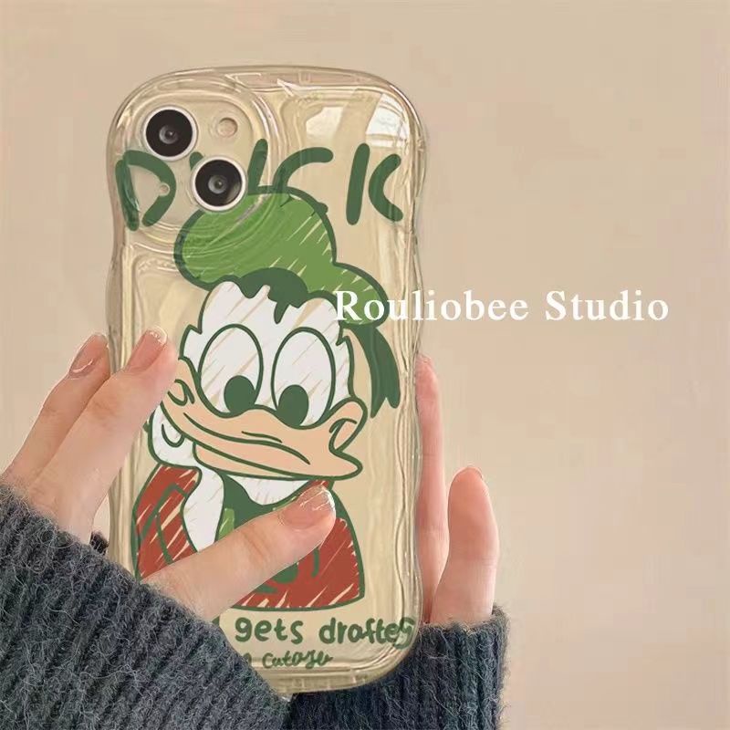 ✅Ốp Điện Thoại Hình Vịt Donald Hoạt Hình Cho Iphone Xr8Plus 13Pro Max XsMax 1214Pro7p KSQX