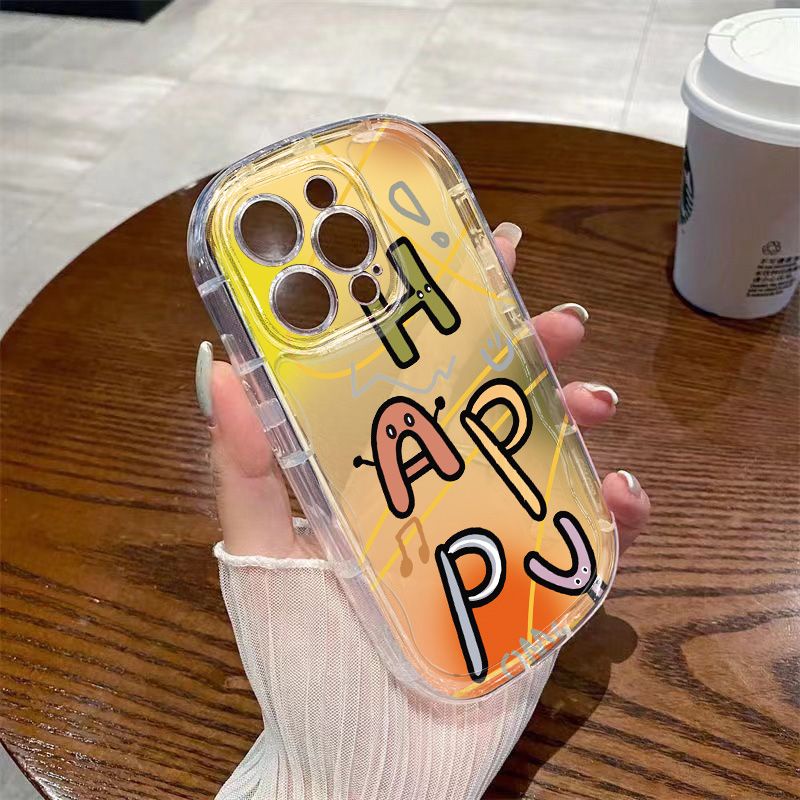 ✅Ốp Điện Thoại Mềm Trong Suốt Chống Sốc In Chữ Nhiều Màu Sắc Cho Iphone 118P 13 / / 7 Xsiphone 14 Xr 12 9L2P