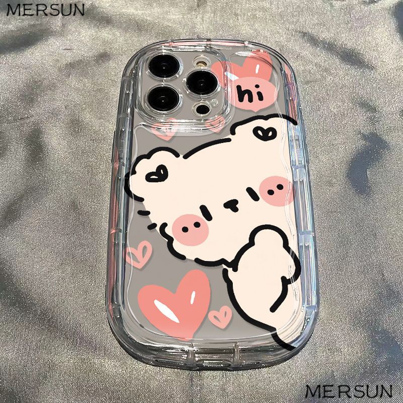 ✅Ốp Điện Thoại Mềm Trong Suốt Chống Sốc Hình Gấu Cho Iphone14 11 / xr xs 8ppromax12 713 / / Apple GSYG