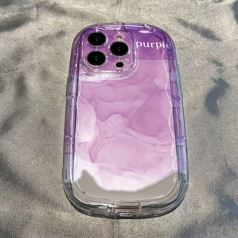 ✅Ốp Điện Thoại Mềm Trong Suốt Chống Sốc Màu Tím Đậm Cho Iphone 8p Halo promax13 xsxr / 11 / 1412 / 7 1ILO